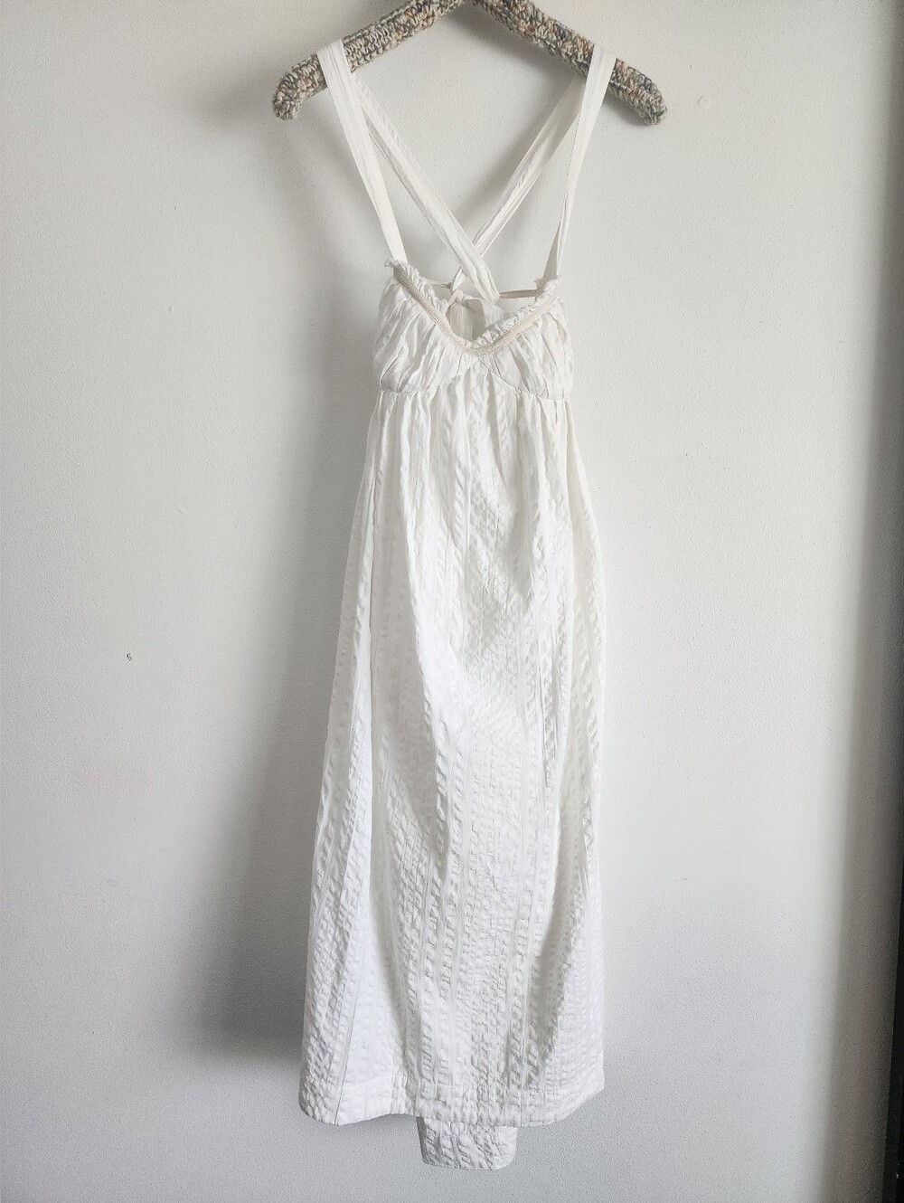 Free People Free-Est Coconut Milk Ivory Poppy Midi Dress XS NWT Whimsygoth Boho - Picture 3 of 16